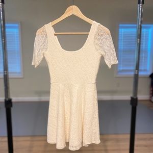 Abercrombie Kids White Lace Dress